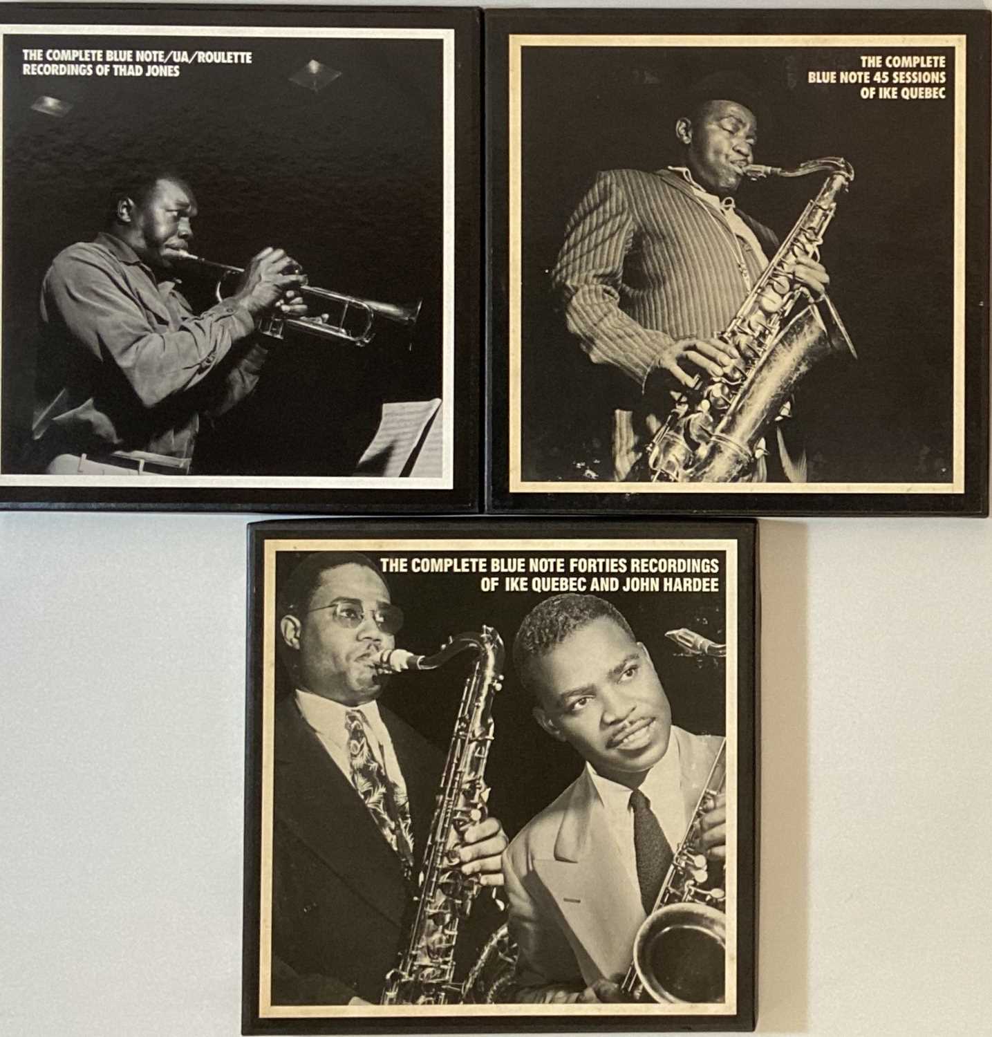 Lot 41 - IKE QUEBEC/ THAD JONES/ JOHN HARDEE - MOSAIC CD BOX SETS