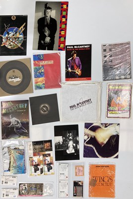 Lot 303 - PAUL MCCARTNEY & WINGS CONCERT PROGRAMMES & TICKETS.