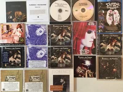 Lot 107 - FLORENCE AND THE MACHINE AND RELATED - CD/ DVD COLLECTION