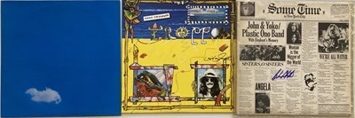 Lot 339 - SIGNED JOHN LENNON & GEORGE HARRISON LPS.