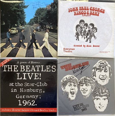 Lot 340 - SIGNED BEATLES LPS & BEATLES COLLECTION PROMO PACK.