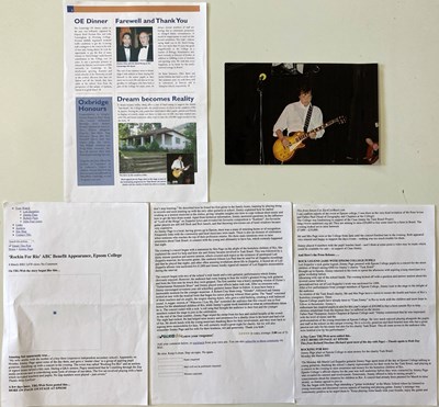 Lot 144 - JIMMY PAGE SIGNED GUITAR.