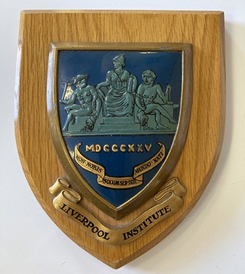 Lot 358 - LIVERPOOL INSTITUTE CREST.