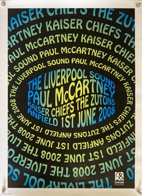 Lot 175 - PAUL MCCARTNEY ANFIELD POSTER.