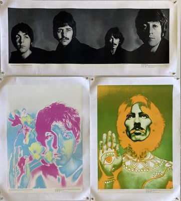 Lot 285 - LINEN BACKED RICHARD AVEDON BEATLES PRINTS.