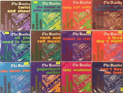 Lot 82 - THE BEATLES - FRENCH/ITALIAN 7" PICTURE SLEEVE RELEASES