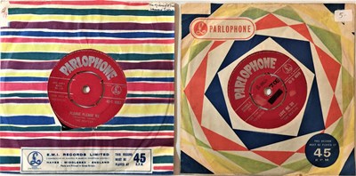 Lot 81 - THE BEATLES - LOVE ME DO/PLEASE PLEASE ME 7" (ORIGINAL UK RED PARLOPHONE PRESSINGS)