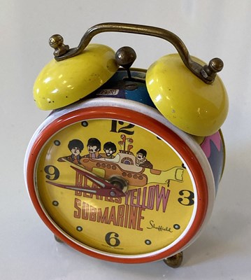 Lot 368 - THE BEATLES SHEFFIELD YELLOW SUBMARINE ALARM CLOCK.