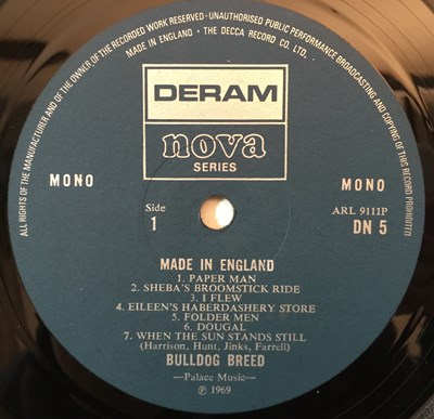 Lot 37 - BULLDOG BREED - MADE IN ENGLAND LP (ORIGINAL UK MONO COPY - DERAM NOVA SERIES DN 5)