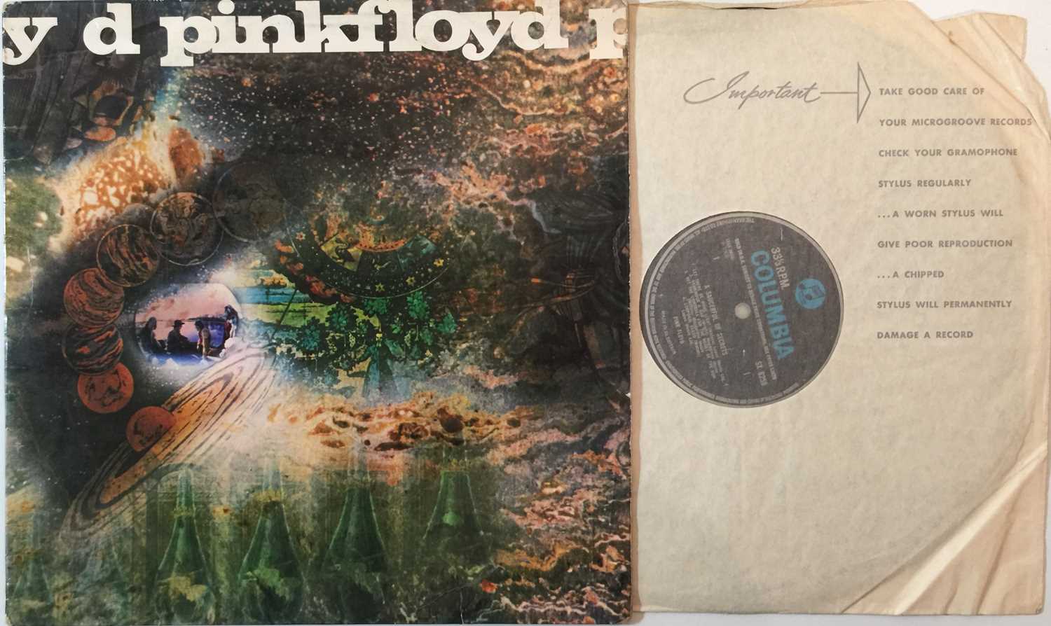 Lot 35 - PINK FLOYD - A SAUCERFUL OF SECRETS LP (ORIGINAL UK MONO PRESSING - COLUMBIA SX 6258)