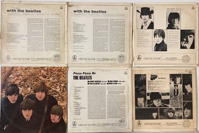 Lot 95 - THE BEATLES - STUDIO LPs (WITH CLEAN 1ST 'BLACK AND GOLD' MONO PLEASE PLEASE ME)