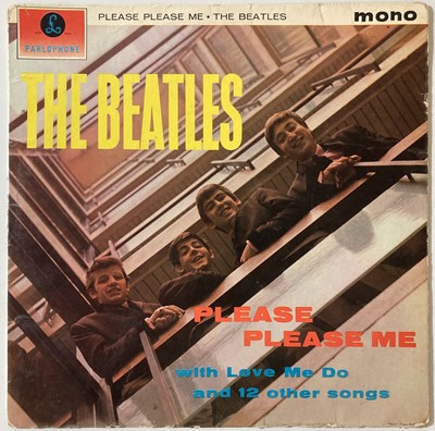 Lot 95 - THE BEATLES - STUDIO LPs (WITH CLEAN 1ST 'BLACK AND GOLD' MONO PLEASE PLEASE ME)