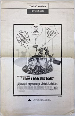 Lot 214 - JOHN LENNON - HOW I WON THE WAR PRESS BOOK.