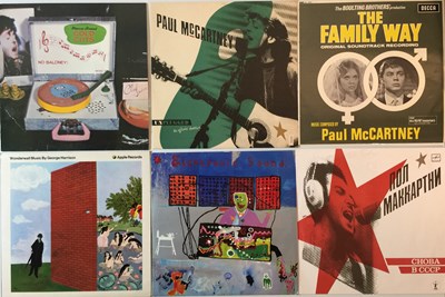 Lot 60B - PAUL McCARTNEY/GEORGE HARRISON - LPs