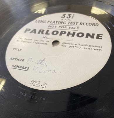 Lot 96 - THE BEATLES - PLEASE PLEASE ME LP - ORIGINAL UK SINGLE SIDED TEST PRESSING (XEX 422-1N)