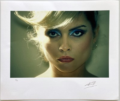 Lot 151 - DEBBIE HARRY  / BLONDIE - MARTYN GODDARD SIGNED LIMITED EDITION PHOTO PRINT.