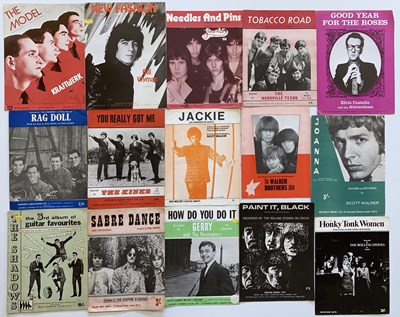 Lot 110 - SHEET MUSIC INC ROLLING STONES.