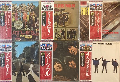 Lot 254 - THE BEATLES - JAPANESE PRESSING LPs