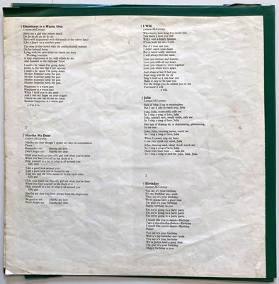 Lot 90 - THE BEATLES - WHITE ALBUM LP - NUMBER 0000815 (ORIGINAL UK MONO COPY)