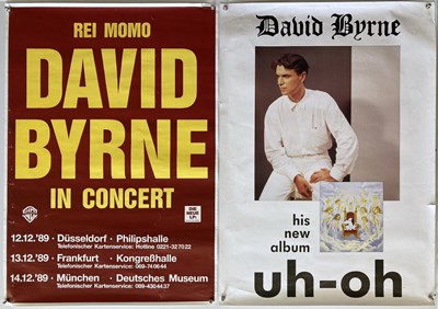 Lot 223 - TALKING HEADS / DAVID BYRNE POSTERS.