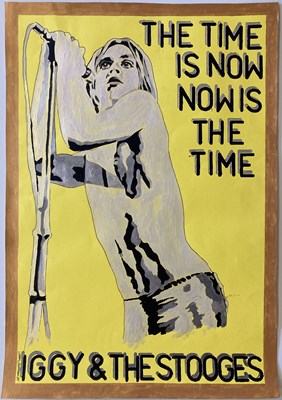 Lot 243 - IGGY POP AND THE STOOGES ORIGINAL ARTWORK.