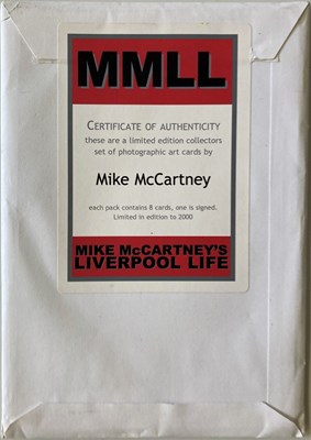 Lot 350A - MIKE MCCARTNEY SIGNED PHOTOGRAPH SET.
