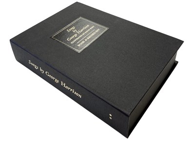 Lot 184 - GEORGE HARRISON SONGS 2 GENESIS BOOK AND CD SET.