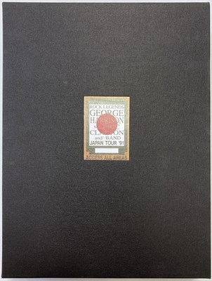Lot 185 - GEORGE HARRISON & ERIC CLAPTON LIVE IN JAPAN GENESIS BOOK.