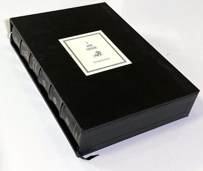 Lot 186 - GEORGE HARRISON - I ME MINE SIGNED GENESIS PUBLICATIONS BOOK.