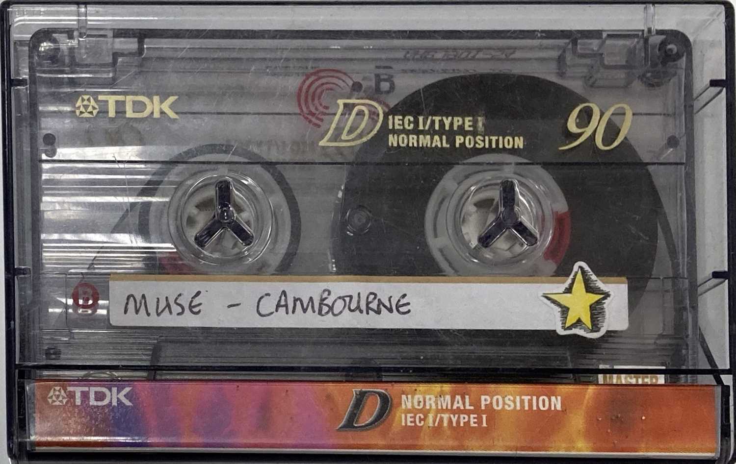 Lot 111 - MUSE - UNHEARD RECORDING FROM 1995 CAMBORNE CONCERT.