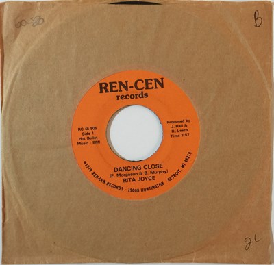 Lot 75 - RITA JOYCE - DANCING CLOSE/ BACK HOME AGAIN 7" (RC 45-505)