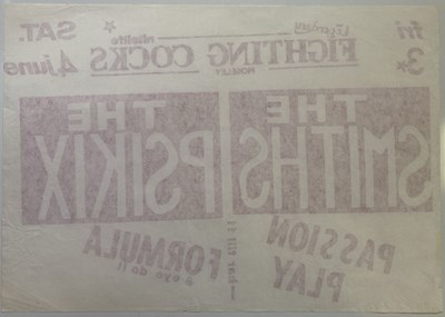 Lot 155 - THE SMITHS 1983 MOSELEY POSTER.