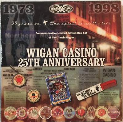 Lot 93 - VARIOUS - WIGAN CASINO 25TH ANNIVERSARY 10x 7" BOX SET (GS1000X)