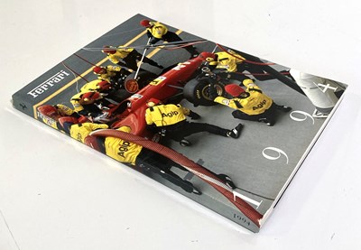 Lot 130 - MOTOR RACING - FERRARI YEARBOOK SIGNED BY MANY FERRARI STARS.