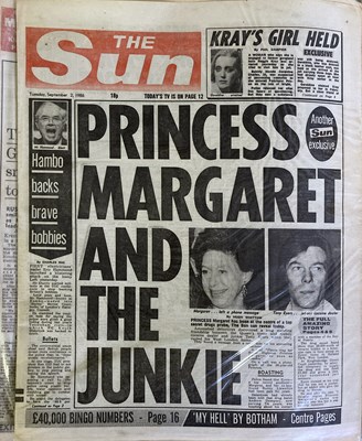 Lot 4 - NEWSPAPER ARCHIVE - HISTORIC HEADLINES.