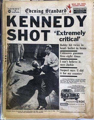 Lot 4 - NEWSPAPER ARCHIVE - HISTORIC HEADLINES.