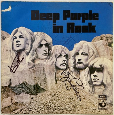 Lot 133 - DEEP PURPLE SIGNED LP.