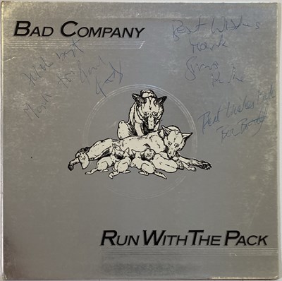 Lot 137 - BAD COMPANY MULTI SIGNED LP.