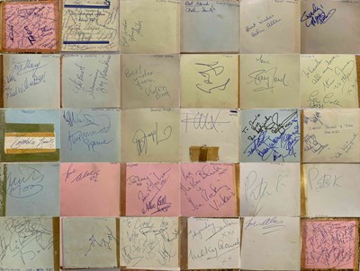 Lot 140 - AUTOGRAPH BOOK WITH 1960S STARS  - THE WHO / PRETTY THINGS / KINKS AND MORE.