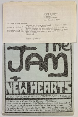 Lot 158 - THE JAM - ORIGINAL AYLESBURY FRIARS FLYER.