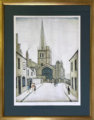 Lot 2 - LS LOWRY - A SIGNED PRINT.