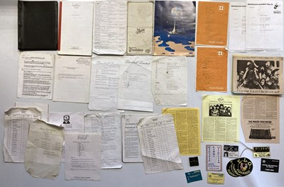 Lot 164 - ELECTRIC LIGHT ORCHESTRA TOUR AND CONCERT EPHEMERA C 1970S.
