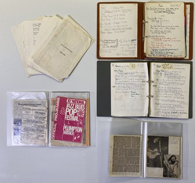 Lot 92 - HANDBILLS / NOTES AND SCRAPBOOKS FROM THE ESTATE OF JOHN GRIMALDI.