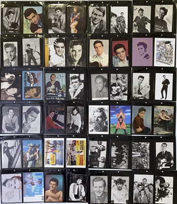 Lot 97 - FEMALE POP STAR / ELVIS POSTCARDS.