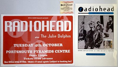 Lot 266 - RADIOHEAD 1994 CONCERT POSTER.