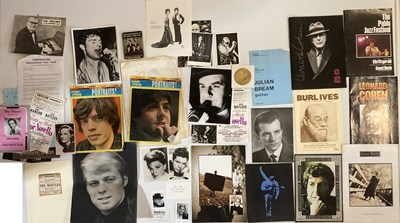 Lot 18 - STAMPED AUTOGRAPHS / PROMOTIONAL ITEMS AND MORE