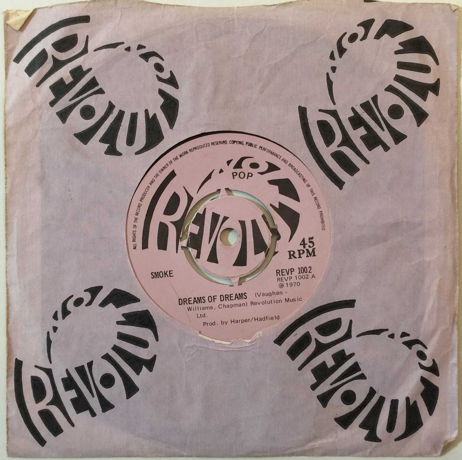 Lot 4 - SMOKE - DREAMS OF DREAMS 7" (REVOLUTION RECORDS - REVP 002)