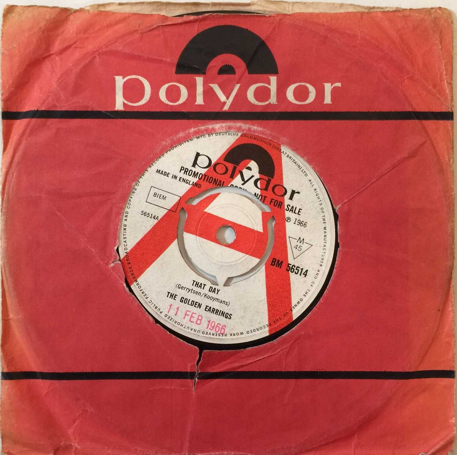 Lot 13 - THE GOLDEN EARRINGS (SIC.) - THAT DAY 7" (ORIGINAL UK DEMO - POLYDOR BM 56514)