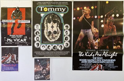 Lot 60 - THE WHO - FOREIGN LANGUAGE FILM PROMOTIONAL ITEMS.