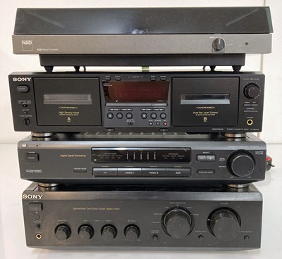 Lot 7 - NAD TURNTABLE & SONY HI-FI